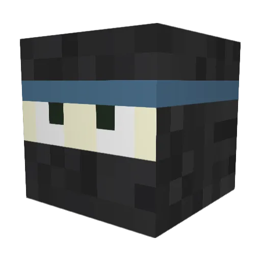 Prosolver Minecraft avatar head, 3D render