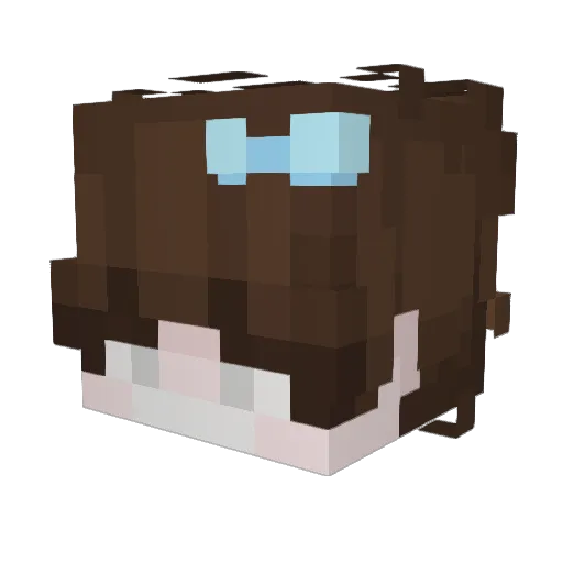 Prospectm Minecraft avatar head, 3D render