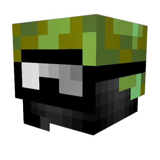 Prospy13 Minecraft avatar head, 3D render