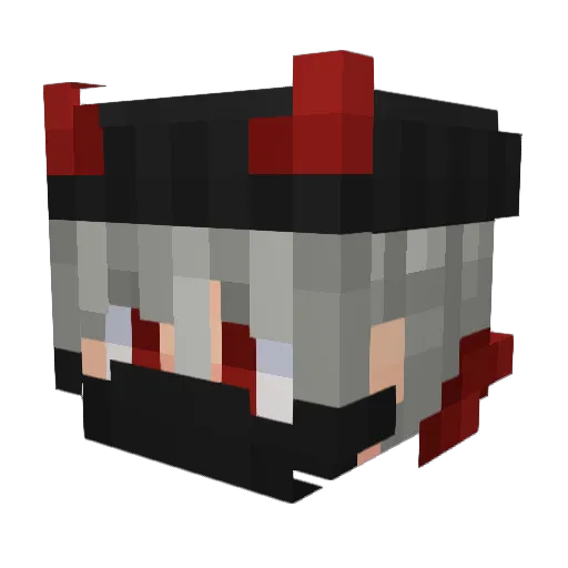 Prostick27 Minecraft avatar head, 3D render
