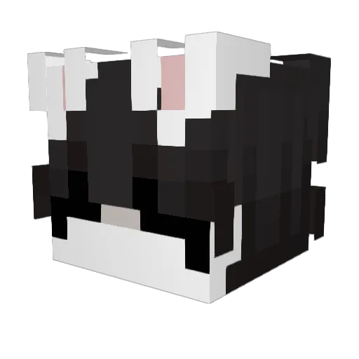 ProstoCRF_009 Minecraft avatar head, 3D render