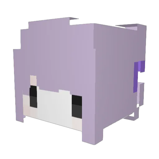 ProtectYou Minecraft avatar head, 3D render