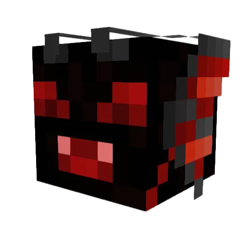 Protector7 Minecraft avatar head, 3D render