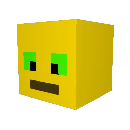 Protectwl Minecraft avatar head, 3D render