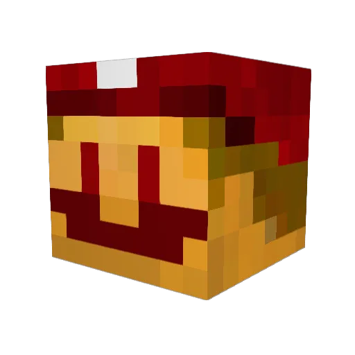 Protensity Minecraft avatar head, 3D render