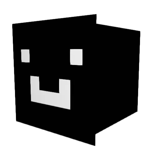 Protestn Minecraft avatar head, 3D render