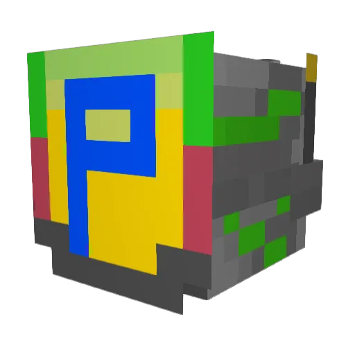 ProtoCode66 Minecraft avatar head, 3D render