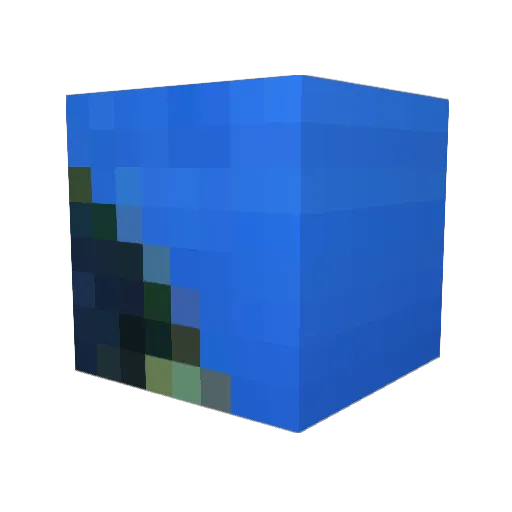 ProtoRot Minecraft avatar head, 3D render
