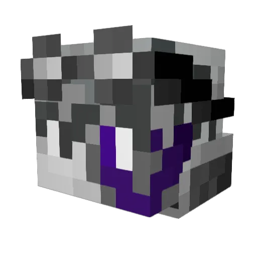 ProtoSpartan Minecraft avatar head, 3D render