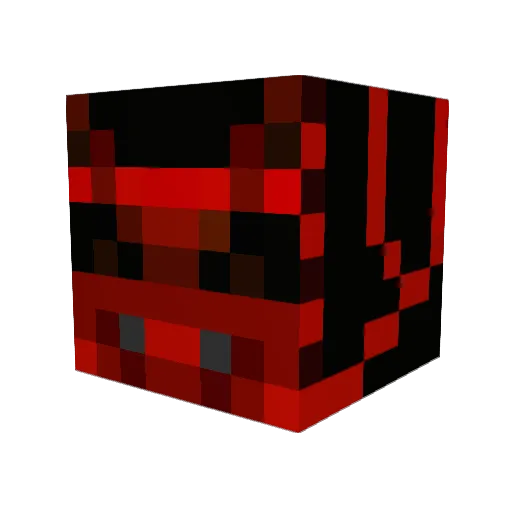ProtoX97 Minecraft avatar head, 3D render