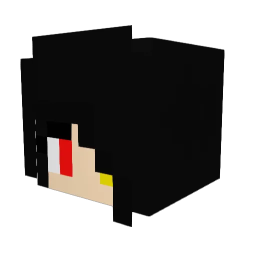 Proto_Pro Minecraft avatar head, 3D render
