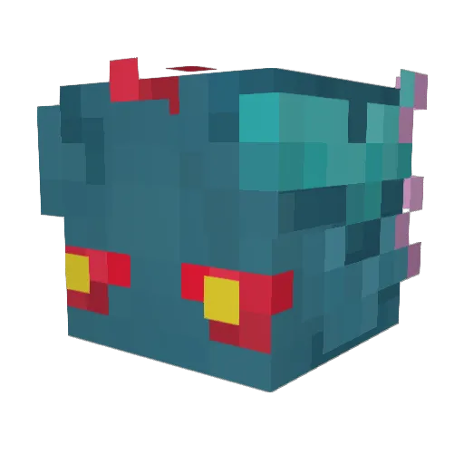 Protosynthesis Minecraft avatar head, 3D render