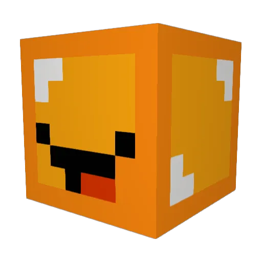 Prototype0096 Minecraft avatar head, 3D render