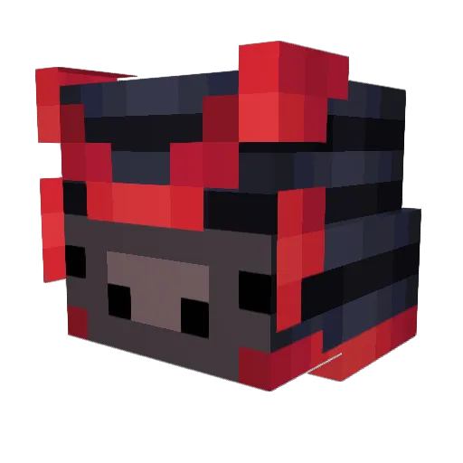 Prott1 Minecraft avatar head, 3D render