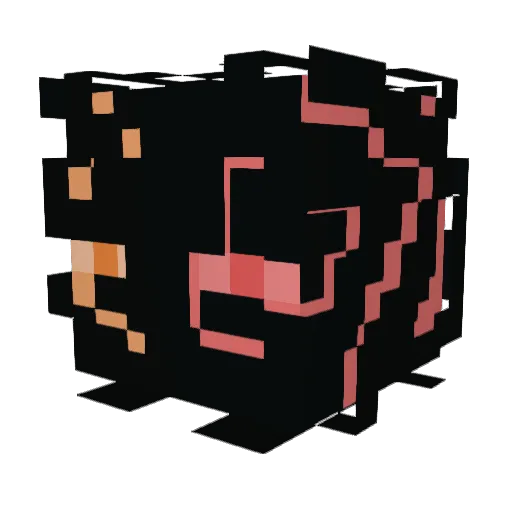 ProudLoon Minecraft avatar head, 3D render