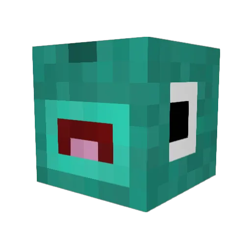 Provaibelshark89 Minecraft avatar head, 3D render