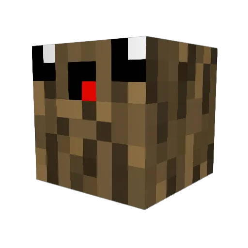 ProvatakiCraft Minecraft avatar head, 3D render