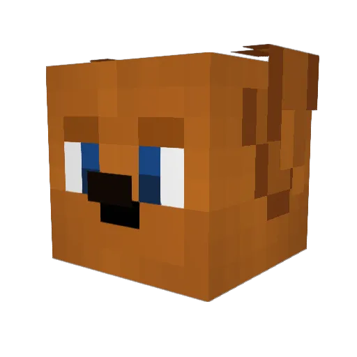 Provensis Minecraft avatar head, 3D render
