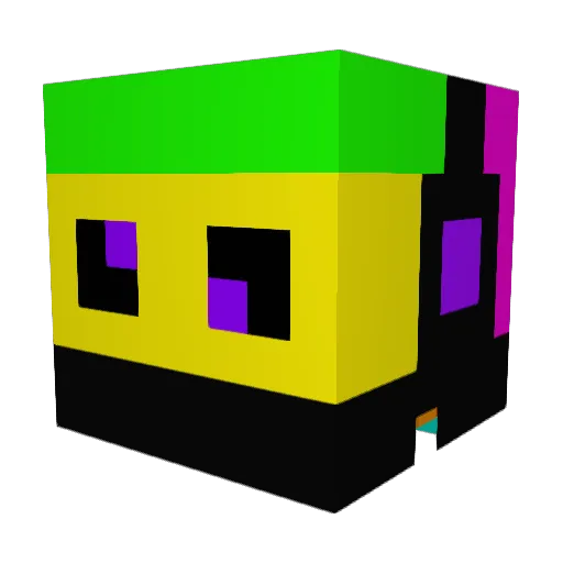 ProviCeltic Minecraft avatar head, 3D render