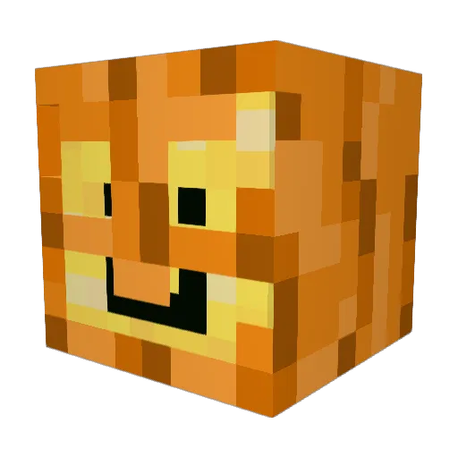 ProvokeSpice Minecraft avatar head, 3D render