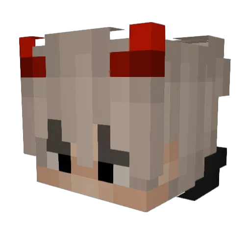 Prowhiskers21 Minecraft avatar head, 3D render