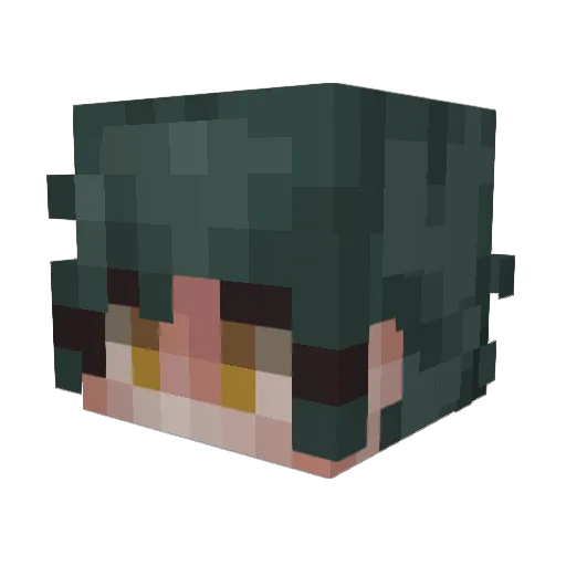 Prowler3535 Minecraft avatar head, 3D render
