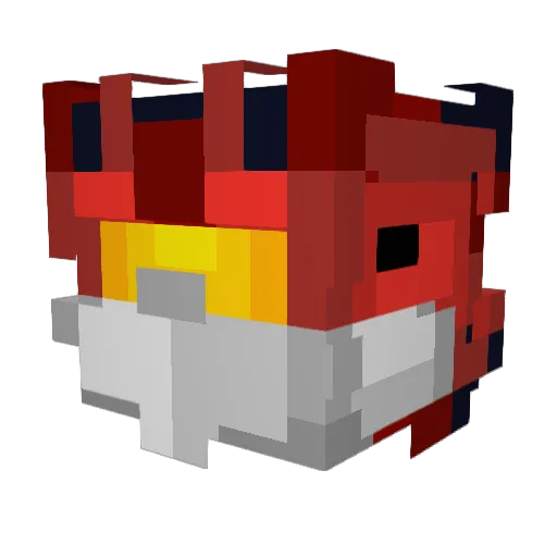 Prox_Bot Minecraft avatar head, 3D render