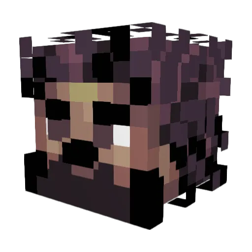 Proxeon Minecraft avatar head, 3D render