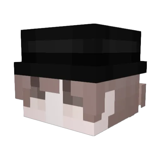 ProxiMiller Minecraft avatar head, 3D render