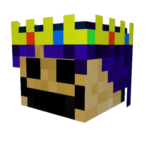 ProximaB4 Minecraft avatar head, 3D render