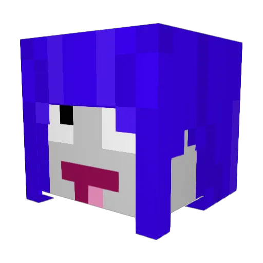 ProximityDuck Minecraft avatar head, 3D render