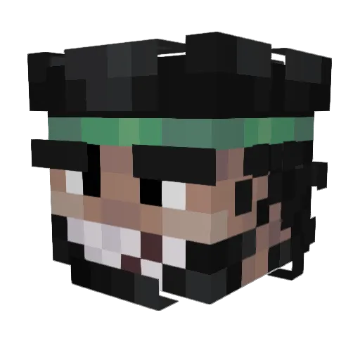 Proximiz Minecraft avatar head, 3D render