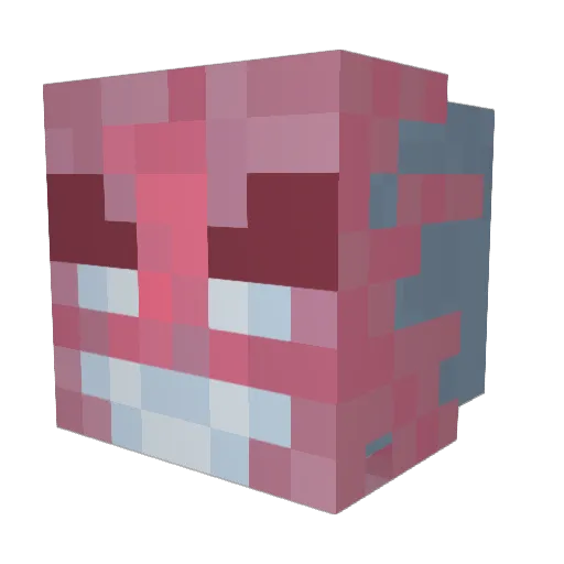 Proximus_Jomo Minecraft avatar head, 3D render