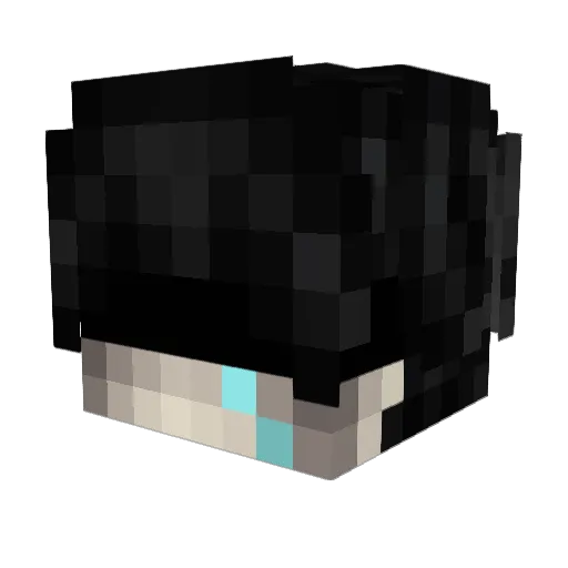Proxite Minecraft avatar head, 3D render