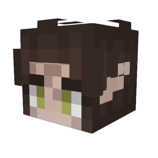 ProxityR Minecraft avatar head, 3D render