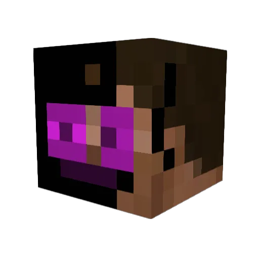 Proxxxius Minecraft avatar head, 3D render