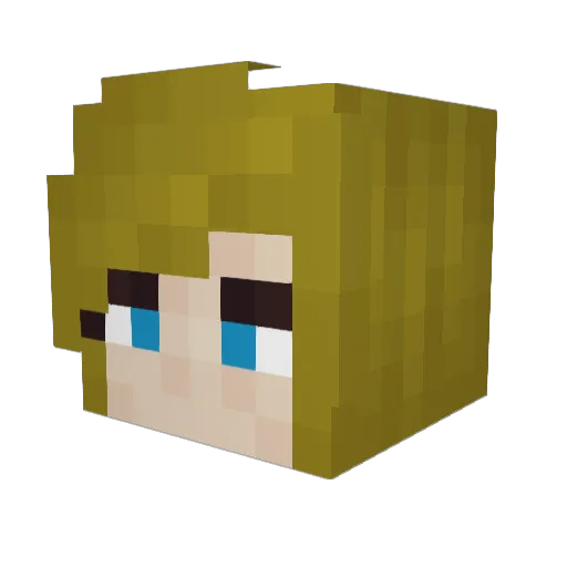 ProxyAlchemist Minecraft avatar head, 3D render