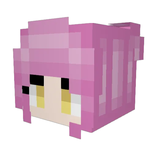 Proxy_Tuefel Minecraft avatar head, 3D render