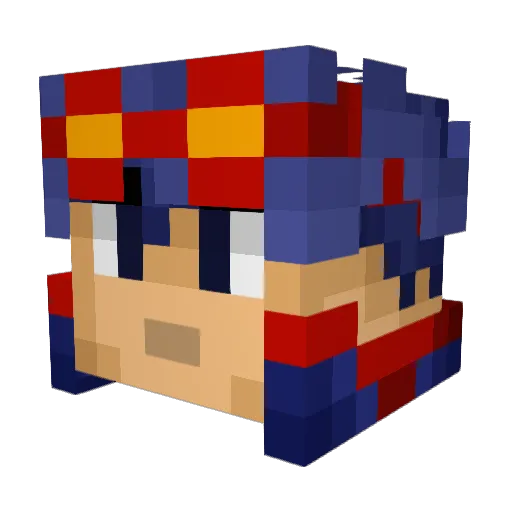 Proxyestimator Minecraft avatar head, 3D render