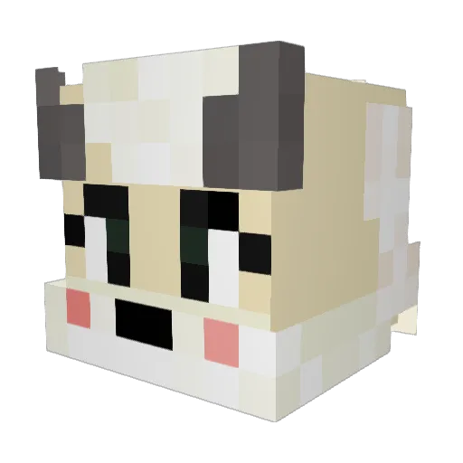 Proxyfany1 Minecraft avatar head, 3D render