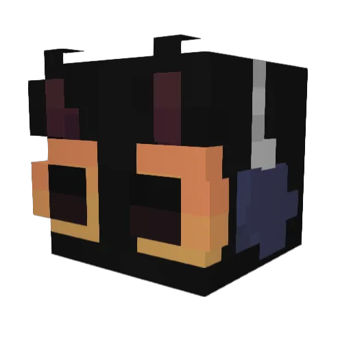 Prr0ke Minecraft avatar head, 3D render
