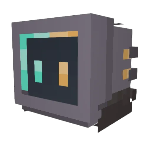 Pruitt77 Minecraft avatar head, 3D render