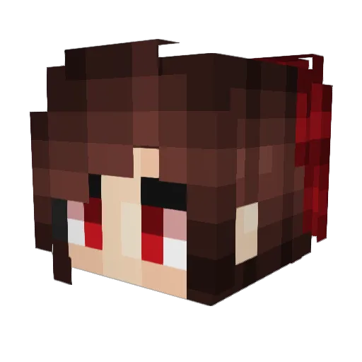 PrunellaPounce Minecraft avatar head, 3D render