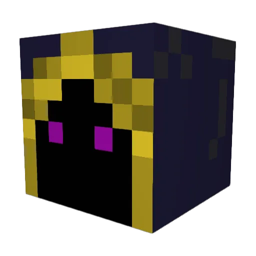 Prvgel Minecraft avatar head, 3D render