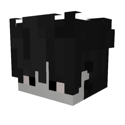 Prymitive Minecraft avatar head, 3D render