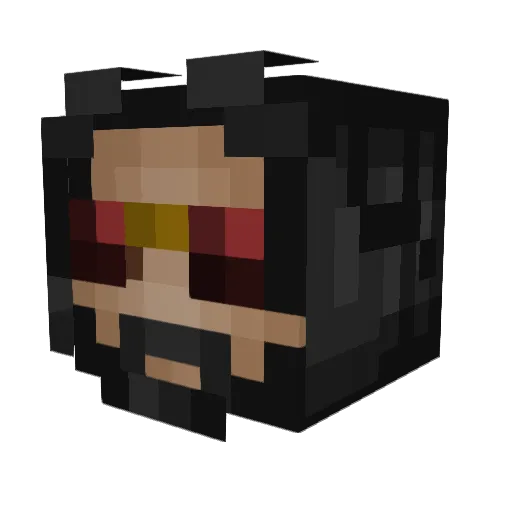 Pryohazard10 Minecraft avatar head, 3D render