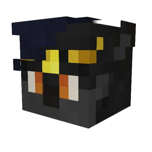 Przender4 Minecraft avatar head, 3D render