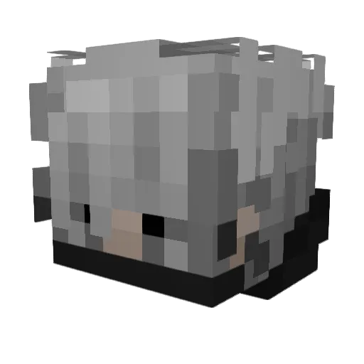 Przyimek Minecraft avatar head, 3D render