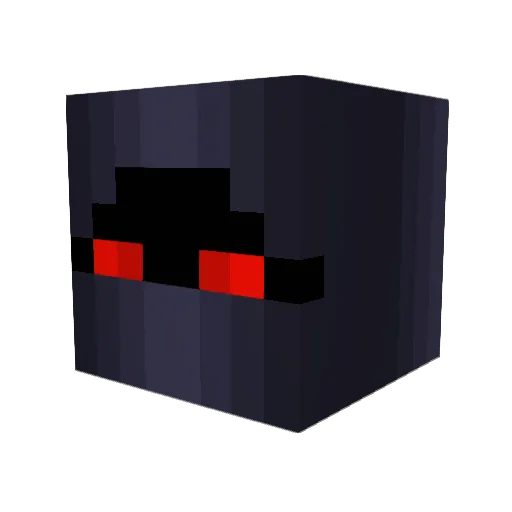 PsK201 Minecraft avatar head, 3D render