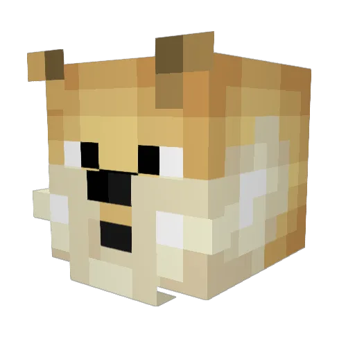 PsPKiller42 Minecraft avatar head, 3D render
